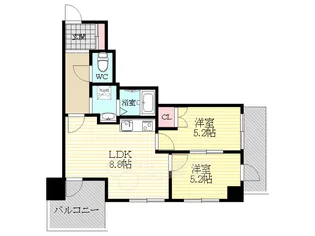 大阪府大阪市淀川区十三東1丁目【マンション】の間取り