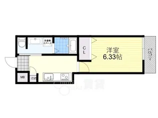 大阪府豊中市曽根西町2丁目【アパート】の間取り