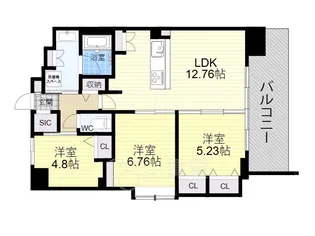 S-RESIDENCE天満橋ar【13階】の間取り