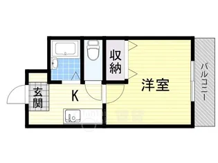 エンジェリマンション【3階】の間取り