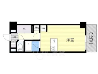 THE MUTUAL 江坂【7階】の間取り