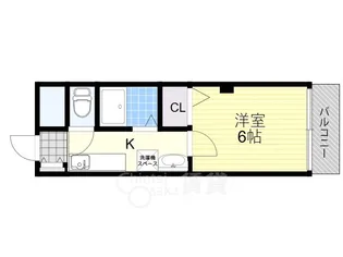 イーズ南春日丘【1階】の間取り