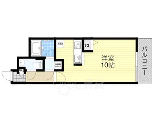 Ritz SQUARE Gran Qbe【9階】の間取り