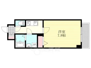 大阪府大阪市淀川区宮原1丁目【マンション】の間取り
