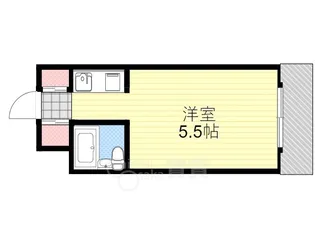 朝日プラザ新大阪アネックス【6階】の間取り