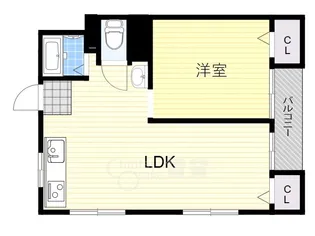 マンションなぎさ【4階】の間取り