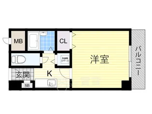 メゾン・ド・ヴィレ 茨木【5階】の間取り