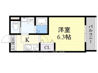 Serie太子橋【4階】の間取り