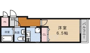 ウインズコート天神【2階】の間取り