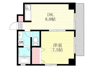 レクシア新大阪【4階】の間取り
