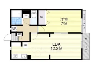 大阪府豊中市稲津町3丁目【タウンハウス】の間取り