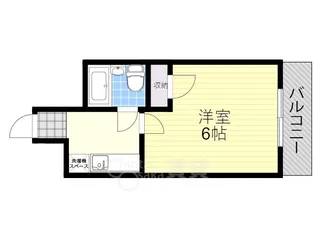 仲ハイム箕輪【4階】の間取り
