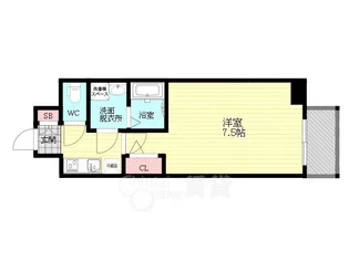 コンフォリア・リヴ新大阪WEST【10階】の間取り