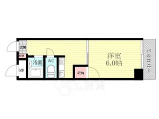 中村マンション【5階】の間取り