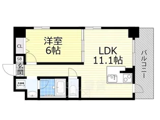 La Douceur南茨木【2階】の間取り