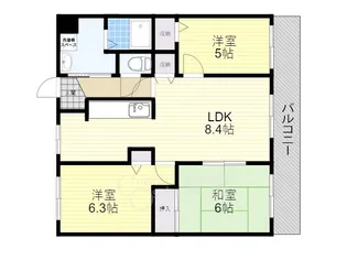 リヴィエールKawakami【2階】の間取り