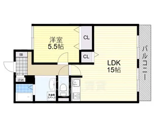 グリーンロータス1【2階】の間取り