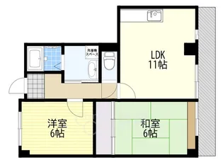 メゾン交楽園弐番館【3階】の間取り