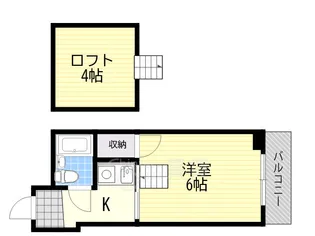 三国パラシオン【7階】の間取り
