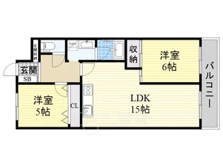 シャトー・レイクルイーズ【7階】の間取り