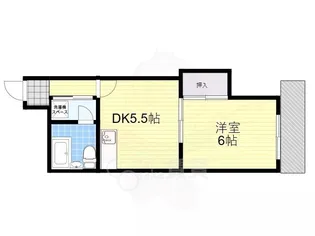 メゾンサプリーム【6階】の間取り