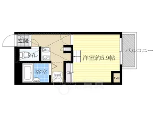 レオパレス井口堂【2階】の間取り