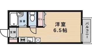 アルフレックス箕面【1階】の間取り