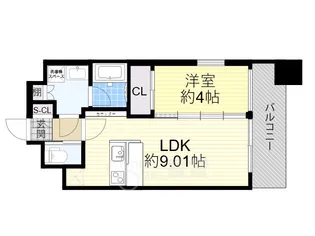 プレジオ緑地公園【8階】の間取り