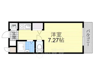 センチュリー蛍池【2階】の間取り