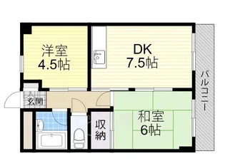 ブルーメつかさ【3階】の間取り