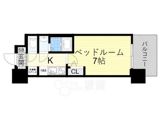 セレニテ新大阪プリエ【8階】の間取り