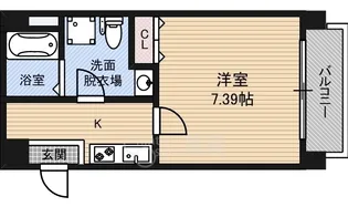 ETC緑橋【1階】の間取り