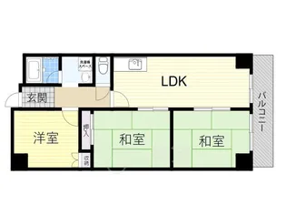 シャトーモンシェール【4階】の間取り
