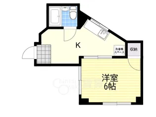 槻木ハイツ【2階】の間取り