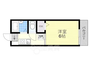 ハイツ・キャルコワ【1階】の間取り