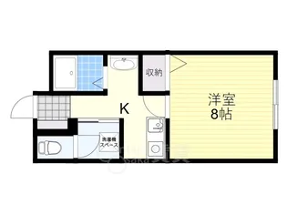フェニックス豊中1【4階】の間取り