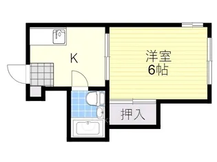 JPアパートメント豊中4【3階】の間取り
