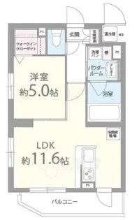 ベルクレール豊中【3階】の間取り