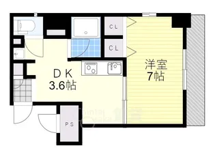 第13関根マンション【8階】の間取り
