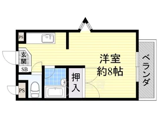 アルカディアST【1階】の間取り