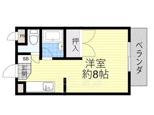 アルカディアST【1階】の間取り