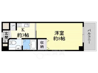 レフィナード【4階】の間取り