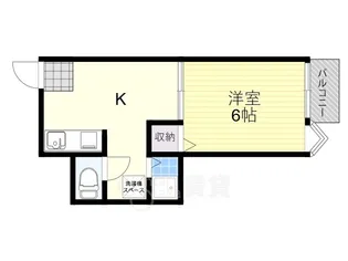 青葉丘コーポ2【4階】の間取り
