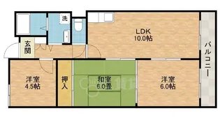 サンハイム杉林【3階】の間取り