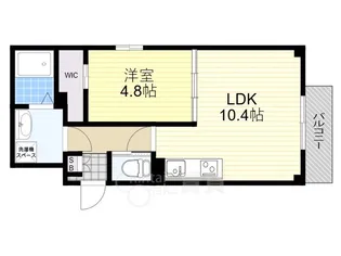 URBAN COURT 茨木春日【4階】の間取り