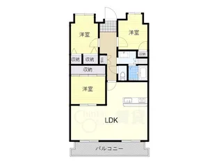ロイヤルヒルズ待兼山【5階】の間取り