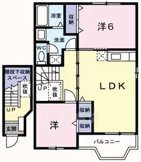 ヒルサイドテラス【2階】の間取り