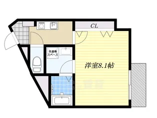 シャルム千里山東【1階】の間取り