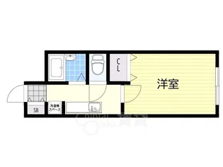 ロイヤル江坂【8階】の間取り