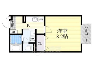 サクシードカワムラ【1階】の間取り